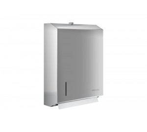 Paper towel dispenser large size 304 stainless steel polished